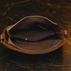 Detailansicht Damen Tasche Braun Kunstleder