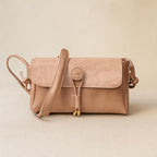 Damen Umhängetasche aus Kunstleder in Rosa – stilvolle Schultertasche
